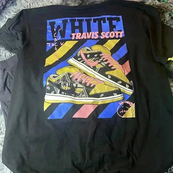 Travis scottt off white cactus jack t shirt - Picture 2 of 5